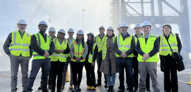 Delegación internacional de hidrógeno verde visitó Puertos de Talcahuano