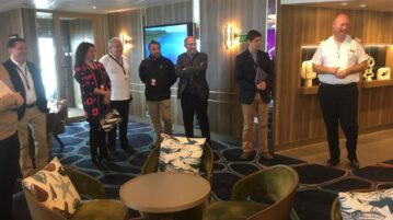 Crucero Seabourn Venture recaló por primera vez en Punta Arenas en viaje inaugural