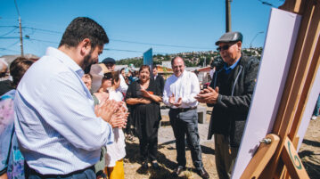 San Vicente Terminal Internacional participó en transformación de espacio público en población El Partal de Talcahuano