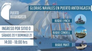 Puerto Antofagasta invita a toda la comunidad antofagastina a celebrar las Glorias Navales en un nuevo aniversario