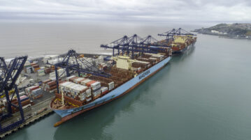 San Antonio Terminal Internacional cierra el año con doble recalada de naves Neo Panamax