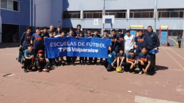 Escuelas de fútbol TPS 2024 beneficiaron a 500 niños y niñas de Valparaíso