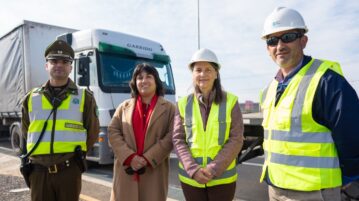 Comunidad Logística de San Antonio y la Delegación Presidencial Provincial impulsaron nueva fiscalización a conductores de camiones en la ruta 78