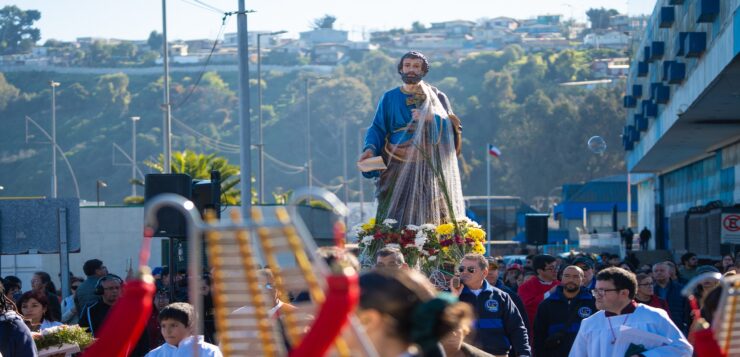Puerto San Antonio apoyó la tradicional Fiesta de San Pedro junto a los pescadores artesanales