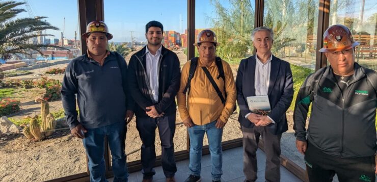 Delegación minera boliviana conoció terminales portuarios de CPM 