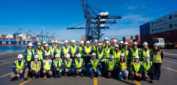 Gremio que representa los principales puertos de Brasil visitó Puerto San Antonio para conocer más sobre el sistema portuario chileno
