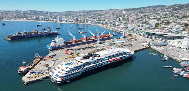 Corporación de Puertos del Conosur destaca alza de 25% en recaladas de cruceros en Valparaíso